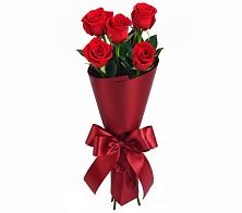 Букет 5 Красных роз Эдлесс Лав в Сергиевск