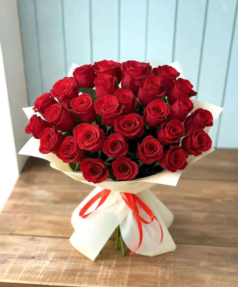 Букет 29 Красных роз в Сергиевск