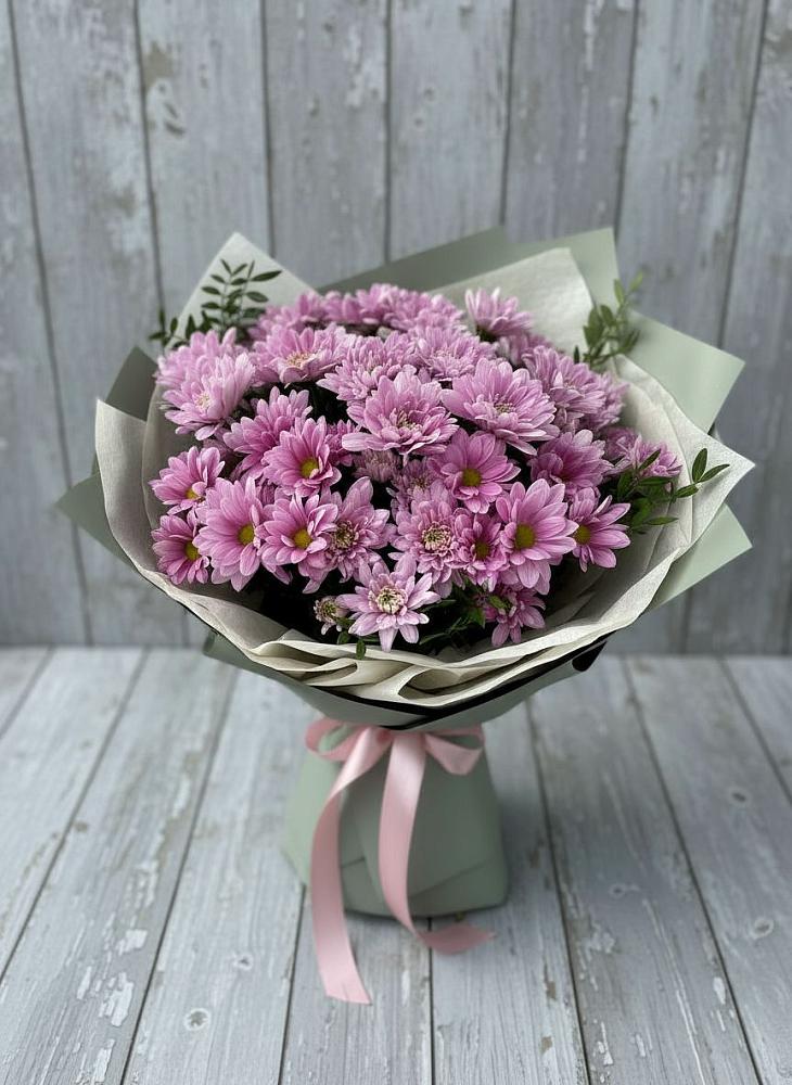 Букет цветов из: Хризантемы в Сергиевск