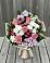 Букет цветов из: Альстромерии, Гвоздики, Розы и Хризантемы в Сергиевск