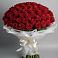 Букет 101 Красная роза Блэк Мэджик в Сергиевск