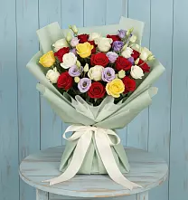 Букет цветов из:  Розы в Сергиевск