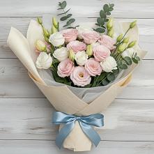 Букет цветов из:  Лизиантусы #REPLACE_PRED# Сергиевск