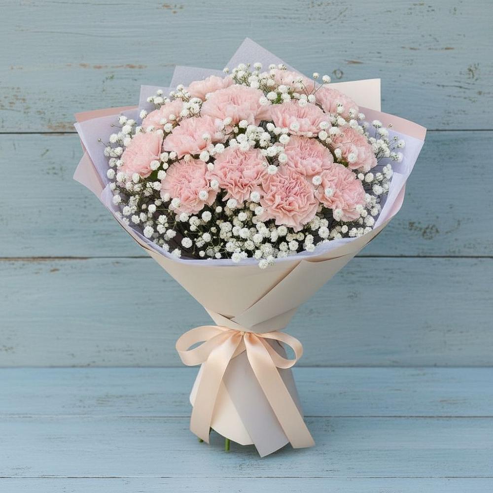 Букет цветов из: Гвоздики в Сергиевск