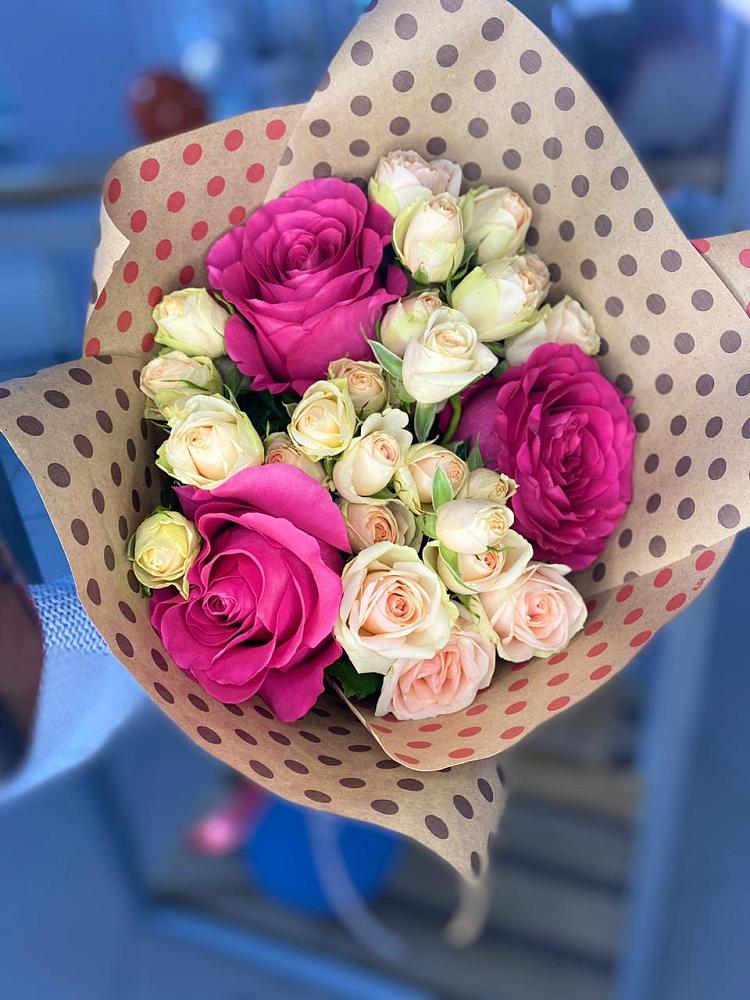 Букет цветов из: Розы в Сергиевск