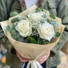 Букет Нежные грёзы в Сергиевск Букет цветов из: Розы в Сергиевск