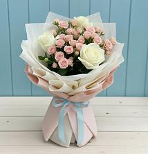 Букет цветов из:  Розы в Сергиевск