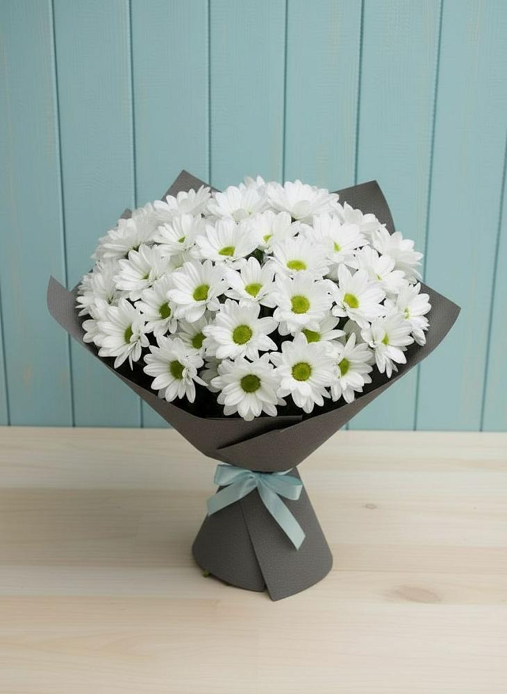 Букет цветов из: Хризантемы в Сергиевск