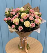 Букет цветов из:  Розы в Сергиевск