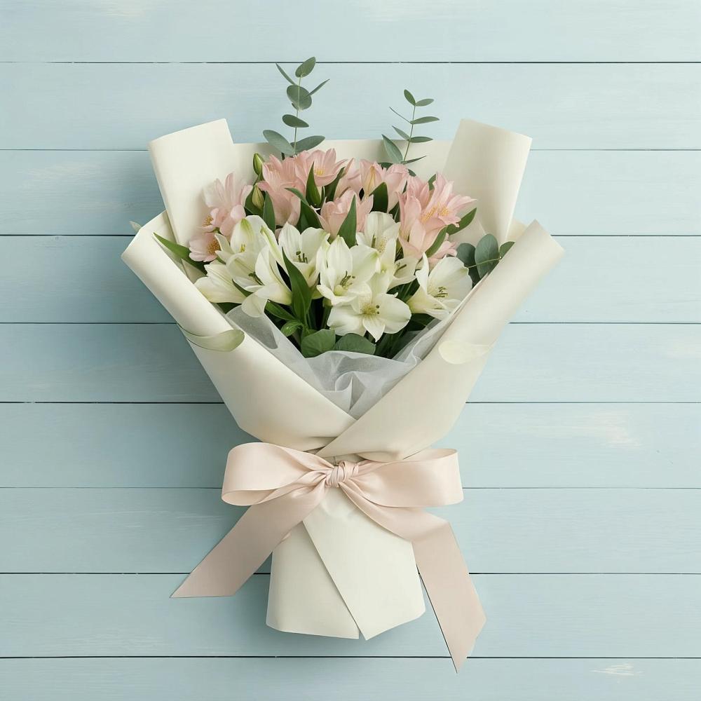 Букет цветов из: Альстромерии в Сергиевск