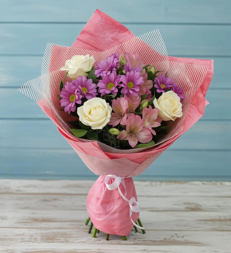 Букет цветов из: Герберы в Сергиевск