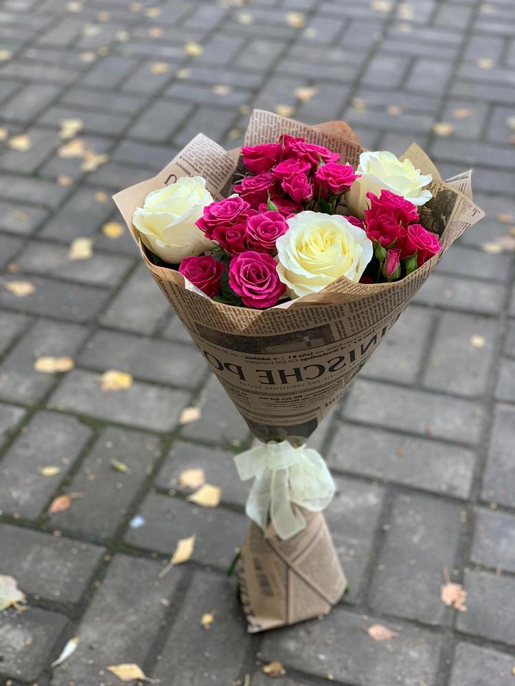 Букет цветов из: Розы в Сергиевск