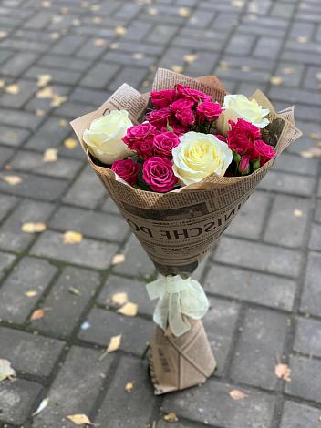 Букет цветов из: Розы в Сергиевск