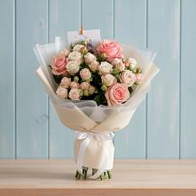 Букет цветов из:  Розы в Сергиевск