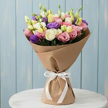 Букет цветов из:  Лизиантусы в Сергиевск