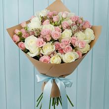 Букет цветов из:  Розы в Сергиевск