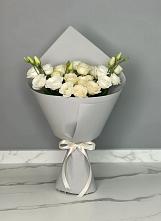 Букет цветов из:  Розы и Лизиантусы #REPLACE_PRED# Сергиевск